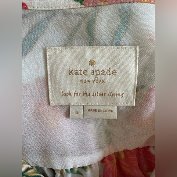 Kate Spade Picnic Perfect Blossom Fluid Shirtdress - Picture 11 of 16